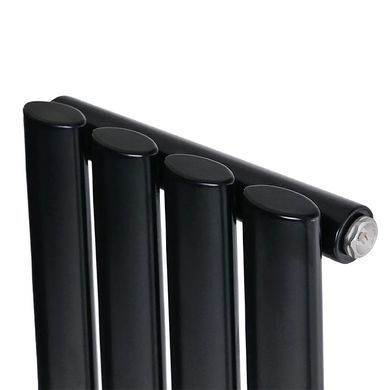 Радиатор ARTTIDESIGN RIMINI 1500X236 RAL9005 Подключение боковое разностороннее