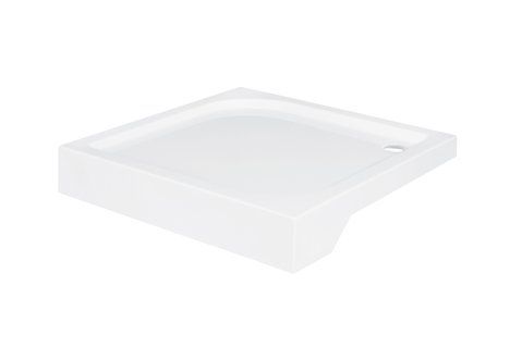 Поддон квадратный BESCO OSKAR 90Х90Х4/16 + ножки (#BAO-90-PK)