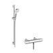 Душевой набор HANSGROHE CROMETTA VARIO 90 и термостат ECOSTAT 1001CL, белый/хром (27813400)