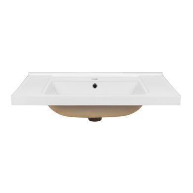 Раковина QTAP ALBATROSS Q 50х90 / донный клапан (QT01115090QW)