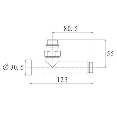Кран кутовий для рушникосушки NAVIN RAFTEC 1/2х1/2 Chrome 2шт (25-030430-4012)