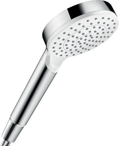 HANSGROHE Ручний душ CROMETTA 100 1JET ECOSMART 9л/хв WHITE/CHROME (26333400)