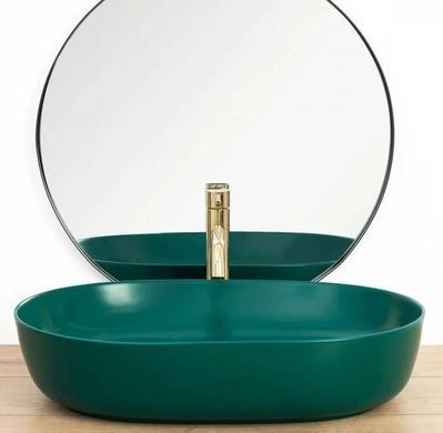 Раковина REA CLEO GREEN MATT 41х60.5 / зеленая (REA-U5636)
