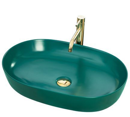 Раковина REA CLEO GREEN MATT 41х60.5 / зеленая (REA-U5636)