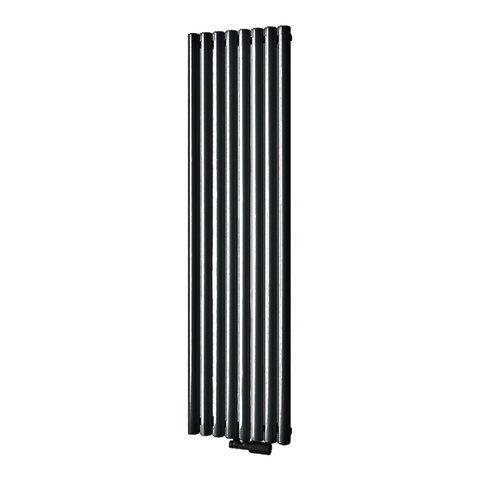 Радіатор ISAN AKROS 1800X470 RAL9005 Підключення нижнє по центру