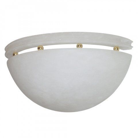 Бра настенное накладная минимализм под камень 9919W GOLD/WHITE