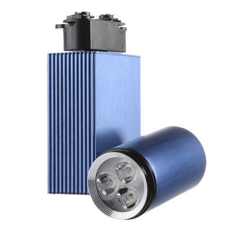 Світильник трековий поворотний LED 205/3X2W NW BLUE