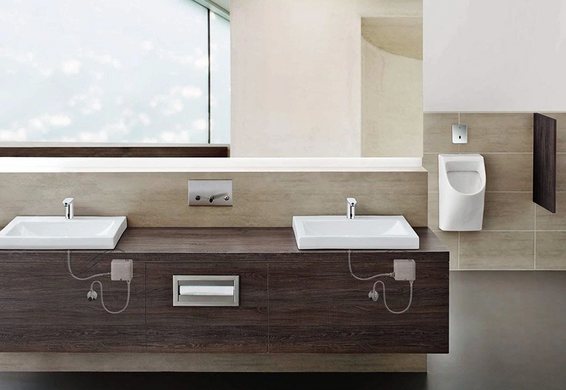 Клавіша змиву для пісуара GROHE TECTRON SKATE / інфрачервоний / сатин (37321SD1)