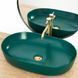 Раковина REA CLEO GREEN MATT 41х60.5 / зеленая (REA-U5636)