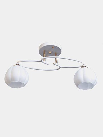 Люстра LK-736C/2 E27 WH+FG