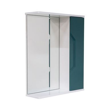 Зеркало с шкафчиком VIVIA SATIN 60х72 / зеленый лед (А0051273)