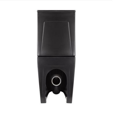 Підлоговий унітаз QTAP ROBIN ULTRA QUIET MATT BLACK + сидіння SOFT CLOSE (QT13226083AMB)