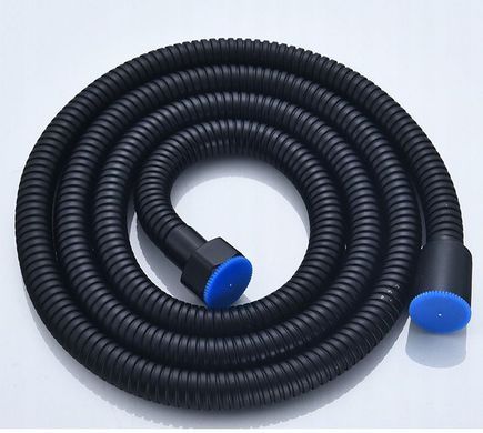 Душова лійка REA HOSE BLACK / чорний + шланг + утримувач (REA-P4101)