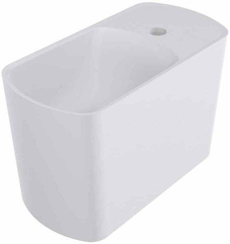 Раковина из искусственного камня MIRAGGIO HELIX 45х28 L / белая (0001638)