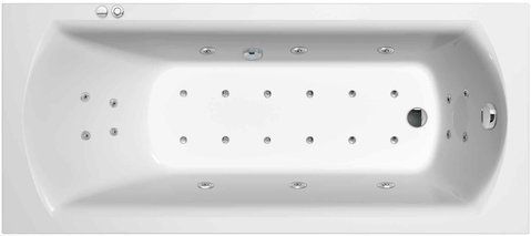 Ванна акриловая гидромассажная RAVAK DOMINO II 150х70 BEAUTY BASE (GMSR1754)