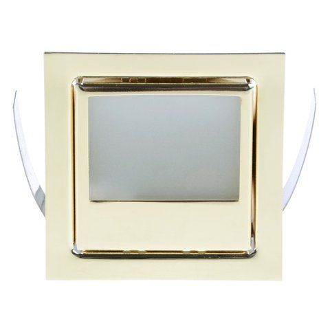 Светильник мебельный точечный квадрат HDL-07-втL10A BRASS