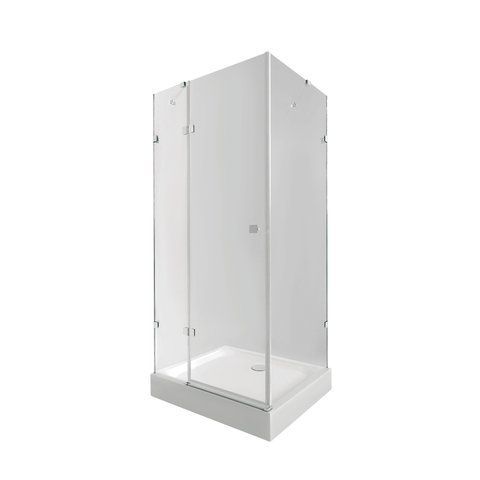 Набор QTAP душевая кабина CAPRICORN CRM1099SC6 CLEAR 2020X900X900 мм + поддон TERN 309912C 90X90X12 см с сифоном (CAPCRM1099SC6SET)
