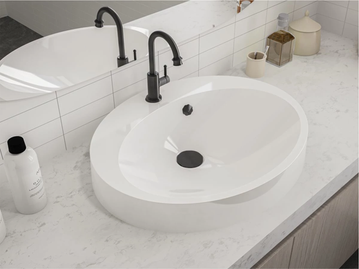 Раковина зі штучного каменю MIRAGGIO DEVON 44.9х55 (0000648)