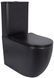 Підлоговий унітаз QTAP ROBIN ULTRA QUIET MATT BLACK + сидіння SOFT CLOSE (QT13226083AMB)