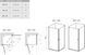 Душові двері RAVAK CHROME CRV1 80х195 / профіль сатин / скло TRANSPARENT (1QV40U01Z1)