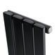 Радиатор ARTTIDESIGN TERNI 1500X236 RAL9005 Подключение боковое разностороннее