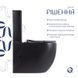 Підлоговий унітаз QTAP ROBIN ULTRA QUIET MATT BLACK + сидіння SOFT CLOSE (QT13226083AMB)