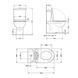 Підлоговий унітаз QTAP ROBIN ULTRA QUIET MATT BLACK + сидіння SOFT CLOSE (QT13226083AMB)