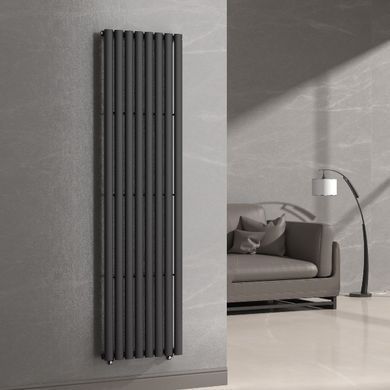 Радиатор NAVIN ELLIPSE 480х1800-8 ANTICOR / черный муар (02-245032-4818)