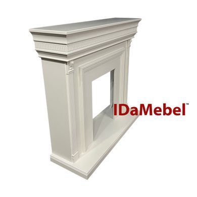 Камінокомплект IDAMEBEL BEETHOVEN DANVILLE CHROME (C-IDABEETWHDANCHRM)