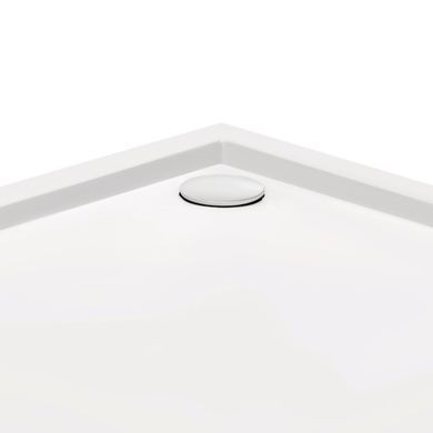 Душова кабіна QTAP TAURUS CRM1011SC6 100х100х190 / профіль хром / скло прозоре + піддон (TAUCRM1011SC6SET)