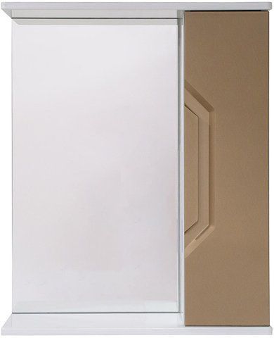 Зеркало с шкафчиком VIVIA SATIN 60х72 / карамель браш (А0051276)