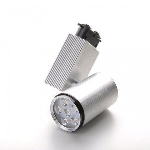 Світильник трековий поворотний LED 205/6X3W NW SILVER