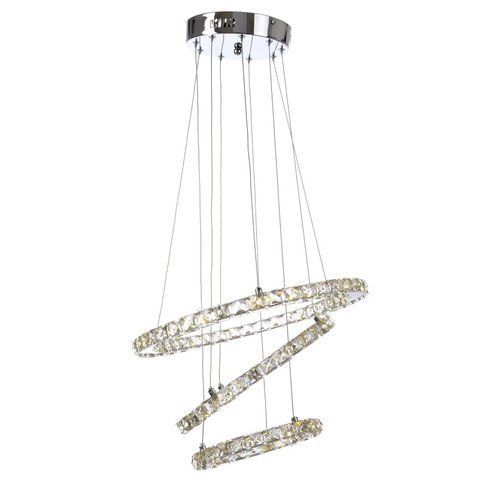 Люстра подвесная хрустальная LED 39W WW CH (BR-969S/3)