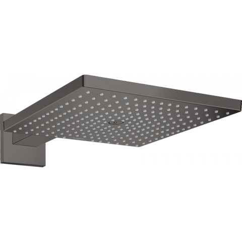 HANSGROHE Верхній душ RAINDANCE SELECT E 300 1JET AIR з тримачем 390 мм BRUSHED BLACK CHROME (26238340)
