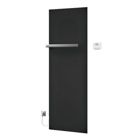 Радіатор ISAN E-SAGA 1765X456 RAL9005 Підключення нижнє по центру