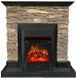 Каминокомплект IDAMEBEL GEMMA BROWN MAJESTIC BLACK (IDAGEMMABROWNMAJESTICBL)