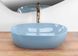 Раковина REA LISA BLUE SHINY 35х49 / голубая (REA-U6620)