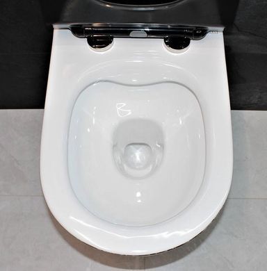 Комплект 4в1: Инсталляция для унитаза GROHE RAPID SL + подвесной унитаз DUSEL LEVITA MARBLE / сиденье SOFT CLOSE (DUSEL-545)
