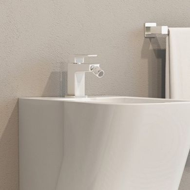 Смеситель для биде OMNIRES PARMA CHROME/WHITE (PM7420CRB)