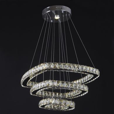 Люстра подвесная хрустальная LED 60W NW CH (BR-970S/3)