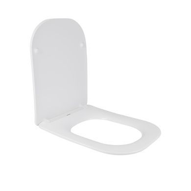 Сидіння для унітаза QTAP NANDO / мікроліфт SLIM (QT12991222AW)