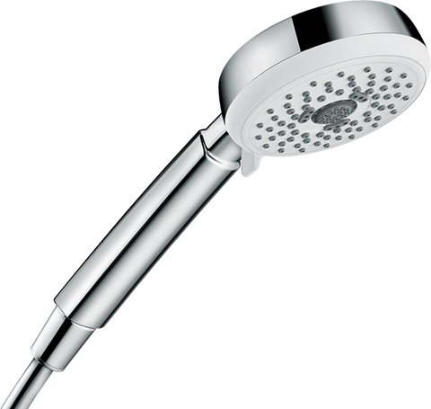 HANSGROHE Ручний душ CROMETTA 100 MULTI ECOSMART 9л/хв: білий/хромований (26826400)