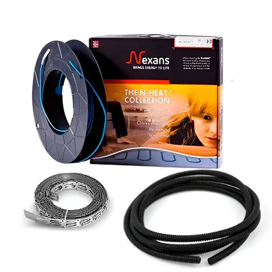 Нагревательный двужильный кабель NEXANS MILLICABLE FLEX - 24.9м / 1,9 - 2,9м&sup2; / 375Вт (258-6870)