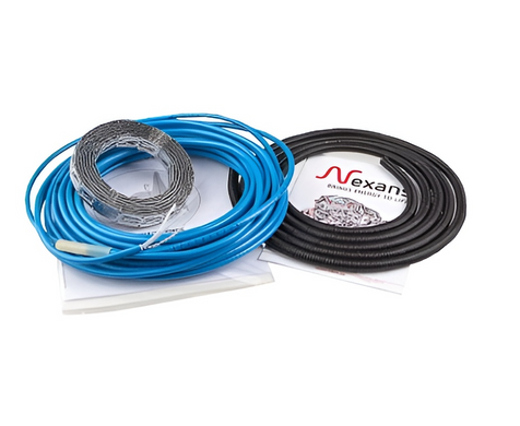 Нагревательный двужильный кабель NEXANS MILLICABLE FLEX - 24.9м / 1,9 - 2,9м&sup2; / 375Вт (258-6870)