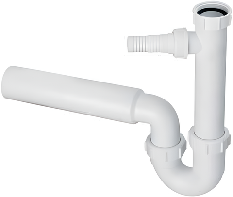 Сифон для кухонной мойки MCALPINE HC7 1 1/2"х50мм / подключение к стиральной машине (А0047313)