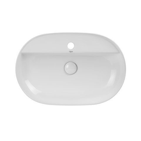 Раковина QTAP SCORPIO 40х60 / донный клапан (QT14112203W)