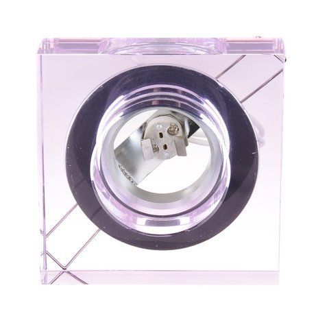 Светильник точечный декоративный HDL-G145 PINK CRYSTAL MR16