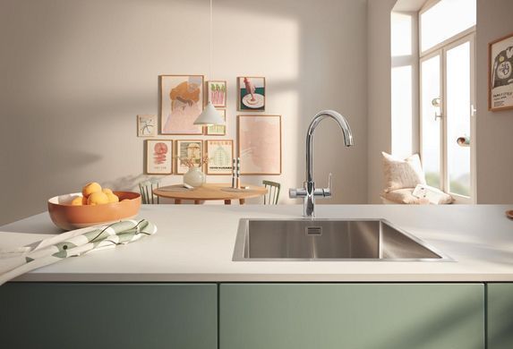 Смеситель для кухни GROHE BLUE PURE BAUCURVE / для подачи технической и фильтрованной воды (30580000)