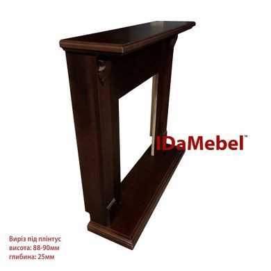 Каминокомплект IDAMEBEL CAROLINA FOBOS BLACK (C-IDACAROLNUTFOBOSBLCUTPLIN)