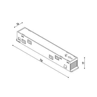 Соединение линейное KLOODI KDMG-ZM 180 WH (KDMG-ZM 180 WH)
